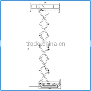 12M Hydraulic Scissor Lift/self Propelled Scissor Lift thumbnail-3