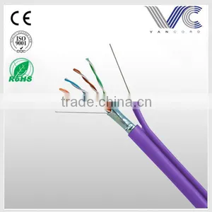 Frankever TC Braid Wooden Reel Packing SFTP CAT5E Lan Cable thumbnail-1