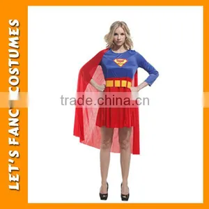 PGWC2579 Sexy Women Superman Costume,supergirl Costume,superhero Costumes thumbnail-1