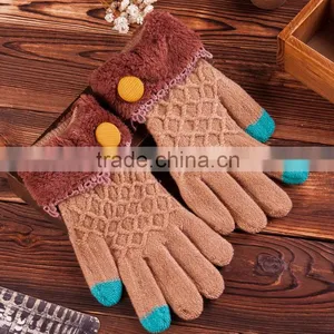 Best Seller Colourful Design Touch Screen Gloves For Christmas thumbnail-2