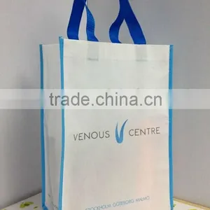 Reuseable TNT Promotional Custom Shopping Bag Printing With Simple Logo Printing thumbnail-2
