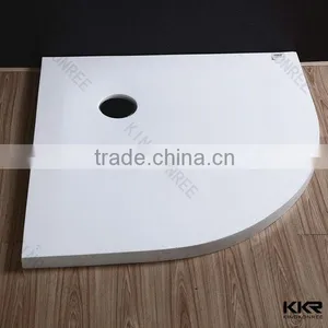 Kingkonree Stone Shower Tray 80x100 Flat Shower Tray thumbnail-3