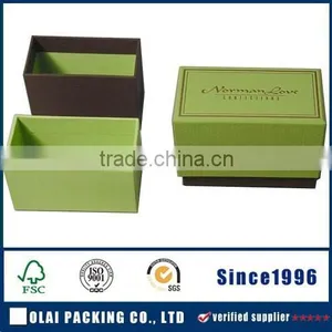 Customrized Wholesale Green Paper Chocolate Box thumbnail-1