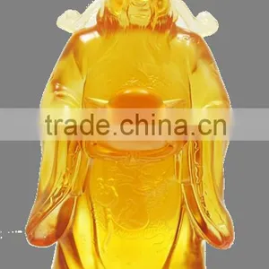 Gold Ingot Buddha Buddhism Lobby Decoration Colored Glaze Liuli thumbnail-6