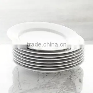 7" 8" 9" 10" 10.5" Super Pure White High Quality Cermaic Porcelain Dinner Plate thumbnail-3