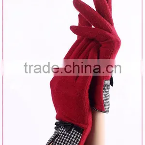 ZF3005 Genuine Cheap Wool Lady Dress Fashion Gloves thumbnail-1