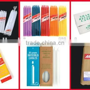 White Bright Candles to Ghana Tower of Heaven Candle thumbnail-2