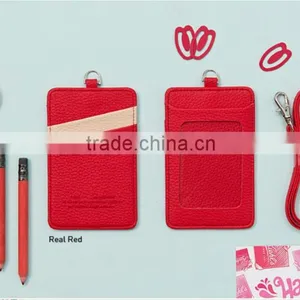 New Product Promotional Gift Custom Colorful pu Leather Card Holder thumbnail-3