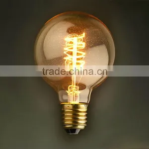 Hot Selling E27 Edison Light Bulb Wire Wrap Style 60W G80 Incandescent Edison Bulb thumbnail-1