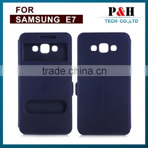 For Purse Card Holder Case For Samsung Galaxy E7 E700 Leather Flip Cover thumbnail-4