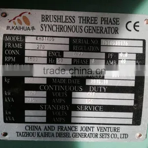 Volvo 200KW Diesel Generator Set Price thumbnail-5