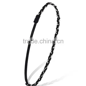 Girl Gorgeous Retro Beads Crystal Rhinestone Headband Hair Band Hot thumbnail-6
