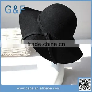 High Quality Felt Fedora Hat Soft Felt Hat Pattern Frees thumbnail-1