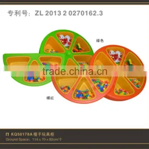 Kaiqi Group Kindergarten Classroom Furniture Orange Toy Collection Box thumbnail-1