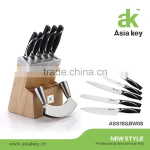 New Design Stainless Steel Kitchen Knife Block Set thumbnail-1