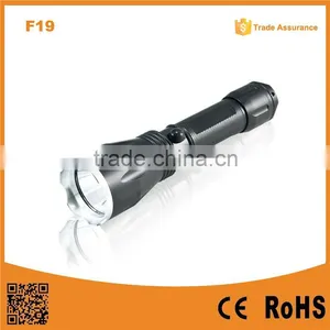 F19 Classical Type LED Aluminum High Power Flashlight for 1*18650 Battery Torch thumbnail-1