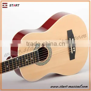 Best Quality Eco-Friendly Unique Design Solid Wood Acoustic Guitar thumbnail-1
