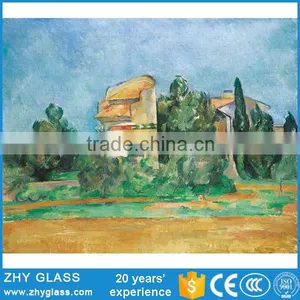 Abstract Decoration Glass Natural Scenery Glass Painting thumbnail-1