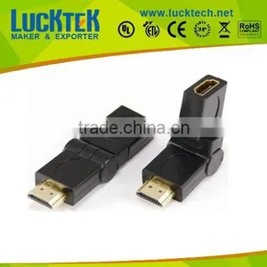 HDMI Male to HDMI Female Adaptor Rotating 360 thumbnail-1