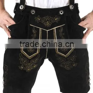 Cheap Leather Trachten Lederhosen, Baverian Leather Hosen thumbnail-1