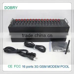 Bulk Gsm Modem Wireless Gsm Modem Pool 16 Channel With IMEI SMS MMS thumbnail-1