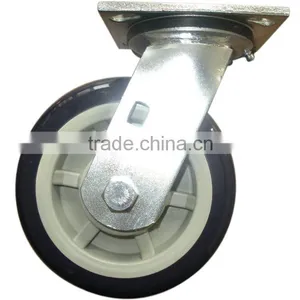 6" PU Heavy Duty Swivel Caster thumbnail-1