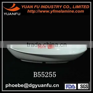 Boat Shape Melamine White Boat Shaped Bowl thumbnail-1