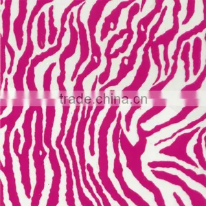 Animal Skin Pattern Water Transfer Printing Hydro Graphics Film- Pink Zebra Print Width 100cm GW12483 thumbnail-1