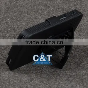 C&T Kickstand Belt Clip Holster Combo Shell Cover for LG Optimus L70 MS323 thumbnail-2