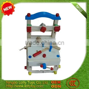 DIY Kids Wooden Screw Tool Chair Toy thumbnail-1