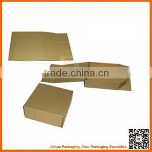Paperboard Foldable Golden Box With Magnetic Closure thumbnail-1