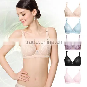 Big Size Bra Beauty Back Gather Big B C D Cup Bra Adjustable Thin Brassiere Push Up Women Bras thumbnail-1