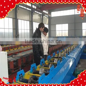 Galvanized Steel Sheet Gutter Forming Machine , 6.5 Inch U Shape thumbnail-1