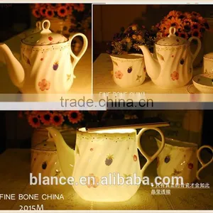 Flower Coffee Set With Crinkle Surface thumbnail-5