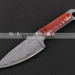 OEM Small Damascus Blanks Tactical Full Tang Knife thumbnail-1