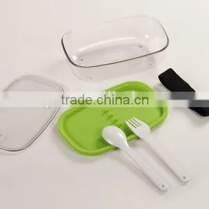 Kids Plastic Lunch Box Bento Keep Food for School thumbnail-2