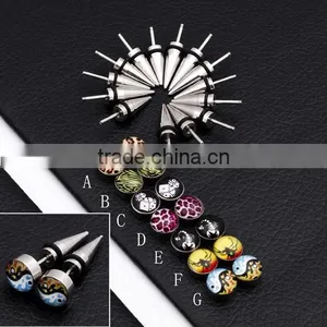 2013 Stainless Steel Yin Yang Jewelry Ear Piercing(EBJ1033) thumbnail-1