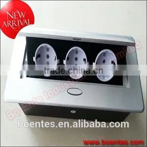 Desktop Pop-up Outlet and Data Socket With EU Standard Power Outlet thumbnail-1