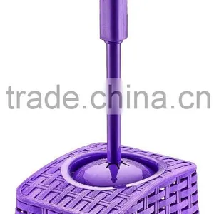 Toilet Brush - Rectangular Rattan Design thumbnail-2