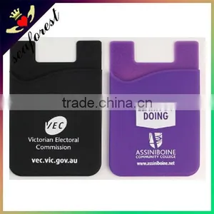 Hotsale Promotional Adhesive Silicone Card Holder,silicone Smart Wallet for Gifts thumbnail-6