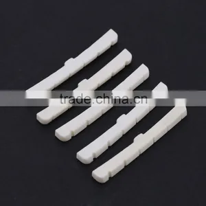 5pcs Electric Guitar Bone Slotted Replacement Upper Nut Saddle thumbnail-1