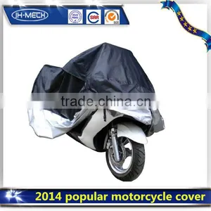 Black Waterproof Heavy Duty Motorcycle Seat Cover in XL Large thumbnail-1