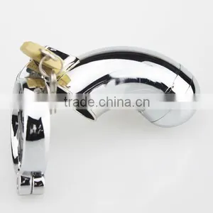 Shabby And Chic Metal Bird Cage New Design Stainless Steel Lockable Cock Cage Penis Cage With Locker Cock thumbnail-3