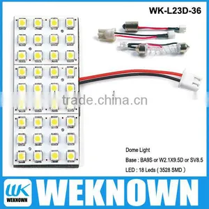 36LED 3528SMD &led Super Dome Light BA9S &Car Led Light &car Dome Light Series & Automotive Dome Light thumbnail-1
