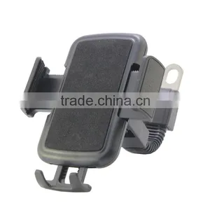 360degree Adjustable Motorcycle Mount Rearview Mirror Mount Holder Stand For Universal Mobile Phone GPS thumbnail-3