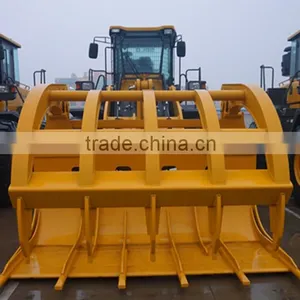 OEM SDLG Wheel Loader Attachment Big Grass Grapple For LG978 Wheel Loader thumbnail-1