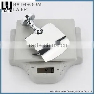 Sleek Hotel Decorative Zinc Alloy Chrome Finishing Bathroom Sanitary Items Wall Mounted Toilet Paper Holder thumbnail-6
