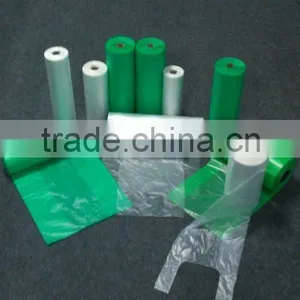 100% Virgin HDPE/LDPE T-SHIRT Plastic Bags for Shopping Packing thumbnail-1