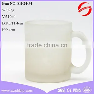 Best Popular 310ml With Handle Glass Cup for Water Drinking Glass Wholesale thumbnail-2