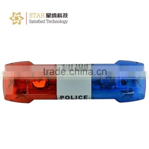 Police Led Warning Red and Blue Rotating Lightbar With Speaker thumbnail-4